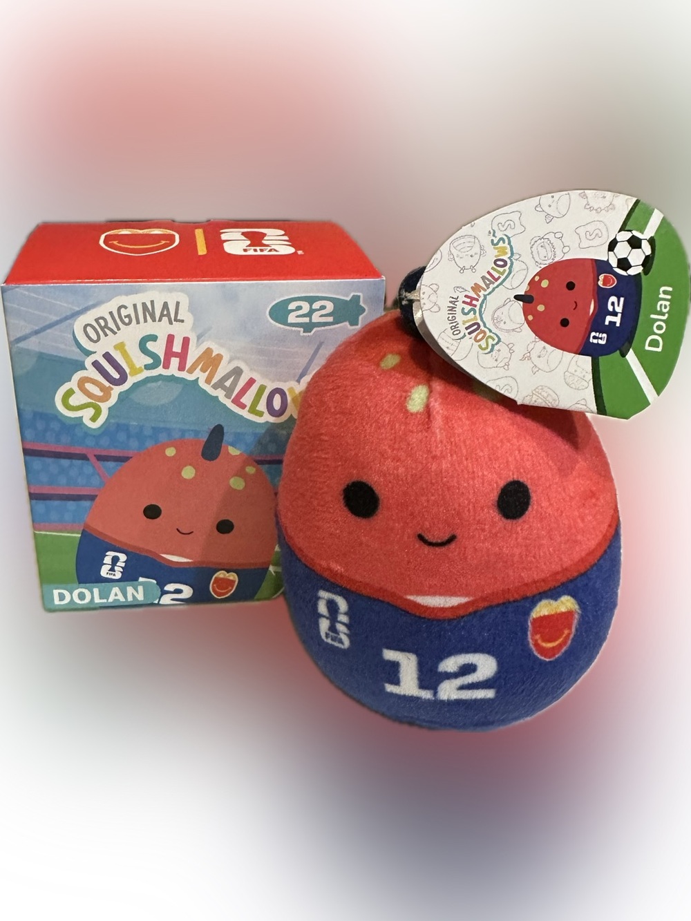 2026 MCDONALDS FIFA WORLD CUP SQUISHMALLOWS #22 DOLAN HAPPY MEAL TOY PROMOTION